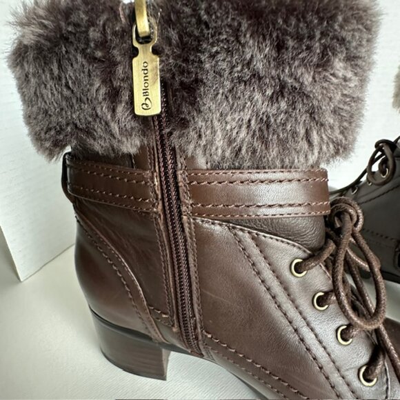 Blondo Women's Fiory Leather Winter Boot Size 6.5 - Picture 7 of 9